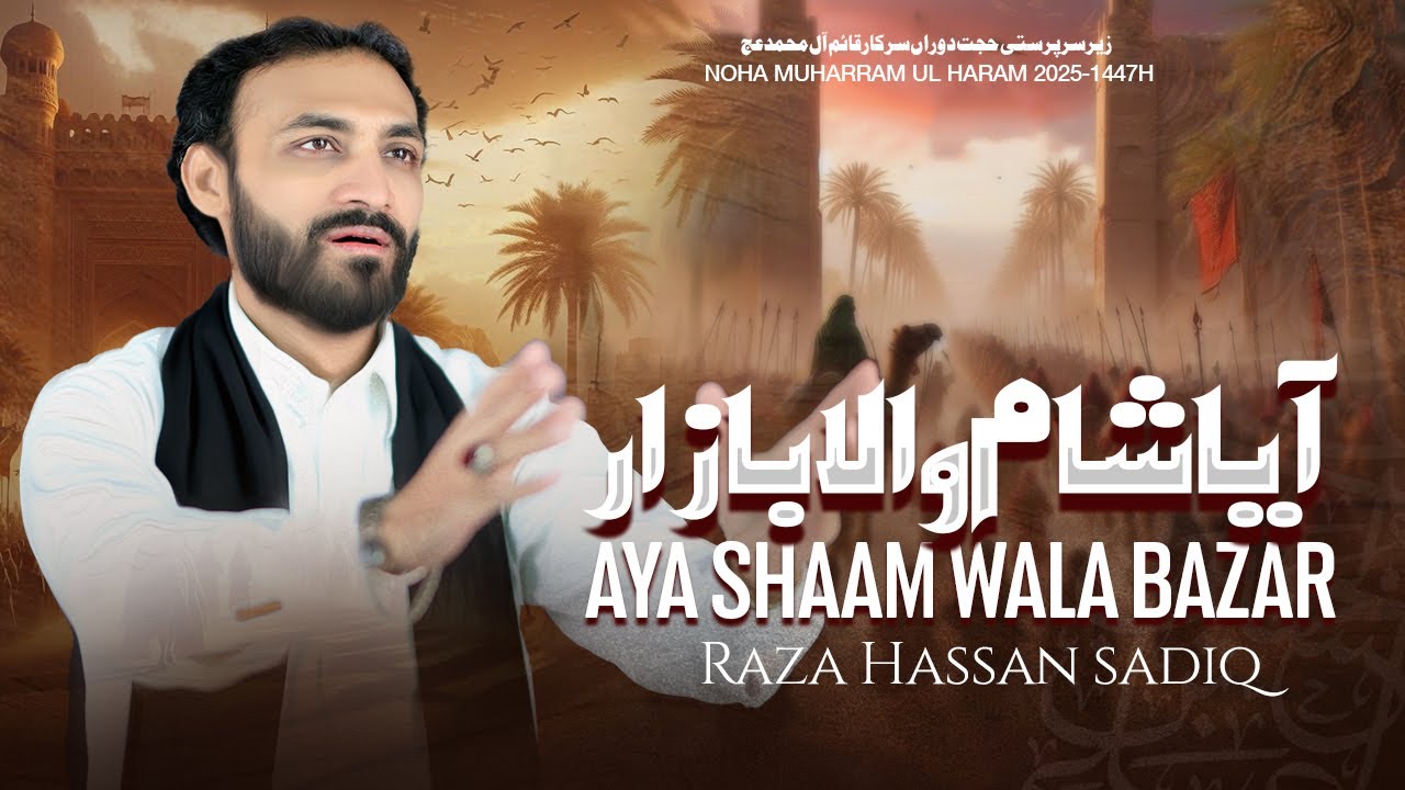 Aya Shaam Wala Bazar - Raza Hassan Sadiq | New Noha 2025 - 1447