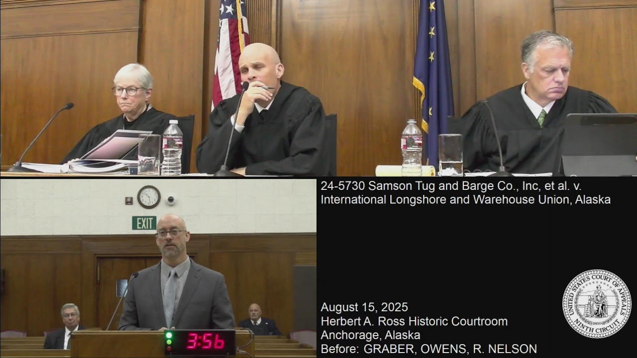 Anchorage Ross Historic Courtroom 9:00 AM Friday 8/15