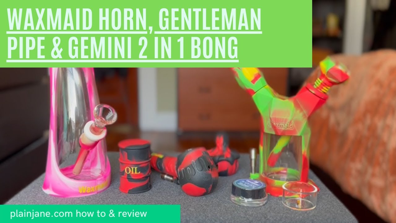 Which one is right for you?! HOW TO & REVIEW - Waxmaid Horn, Gentleman Pipe & Gemini 2 in 1 Bong