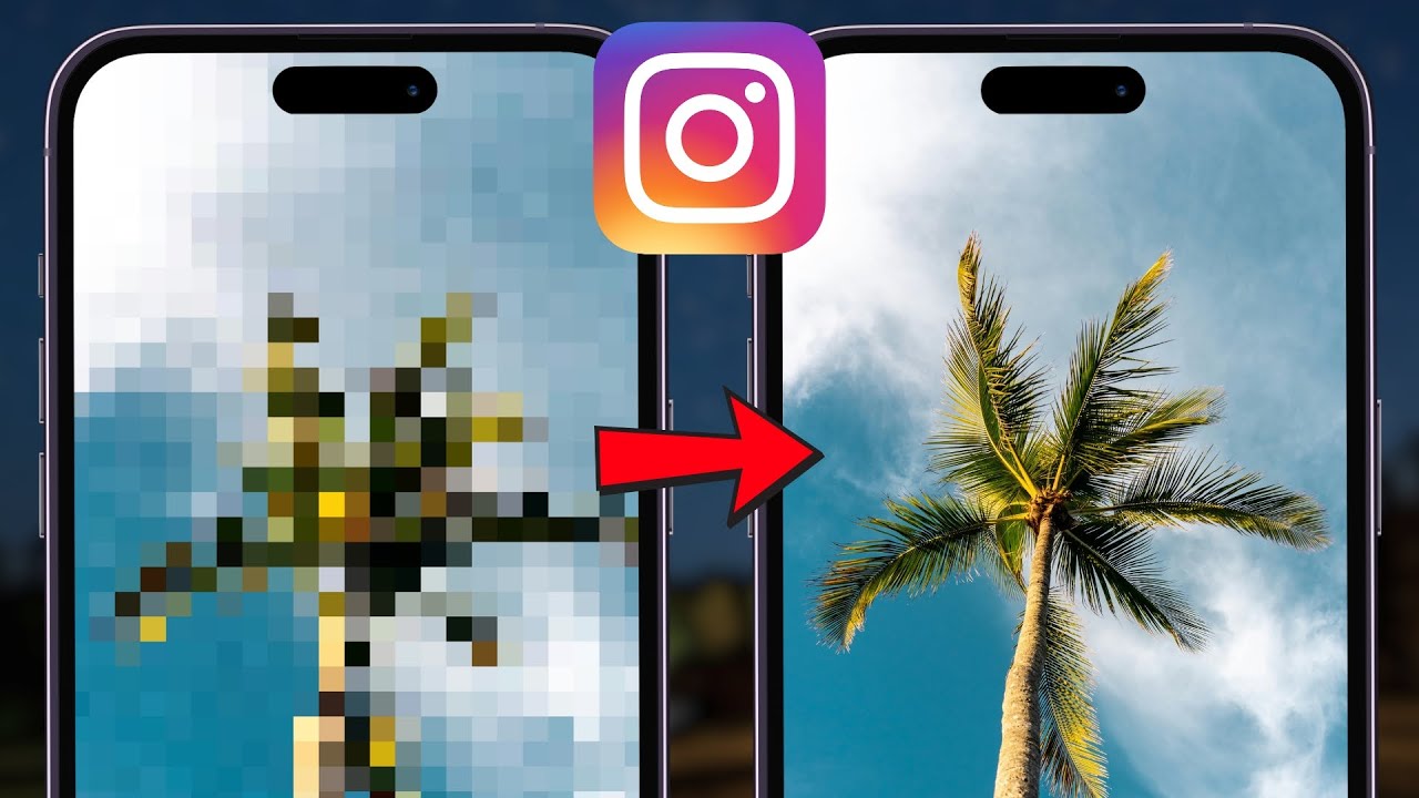 Как исправить плохое качество видео в историях Instagram после загрузки | Загрузки видео в самом ...