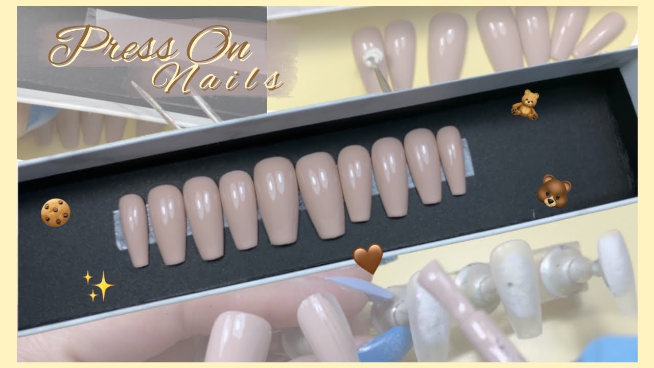 PRESS ON NAILS - On confectionne une commande ensembles ✨🧸