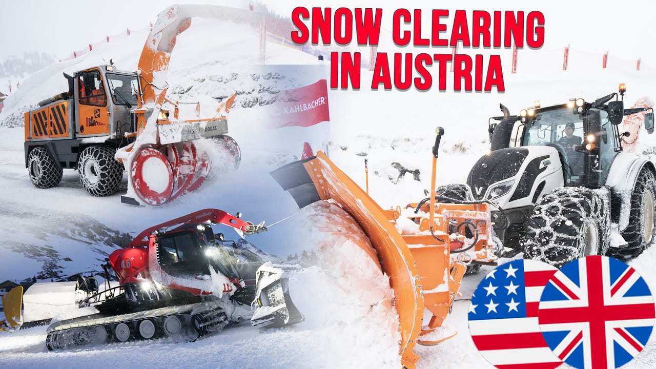 Winter service in Austria: Valtra tractors and Pistenbullys [Story in 4K]