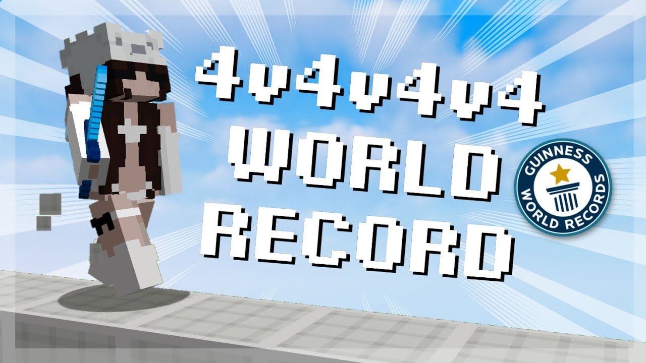 4v4v4v4 Bedwars World Record