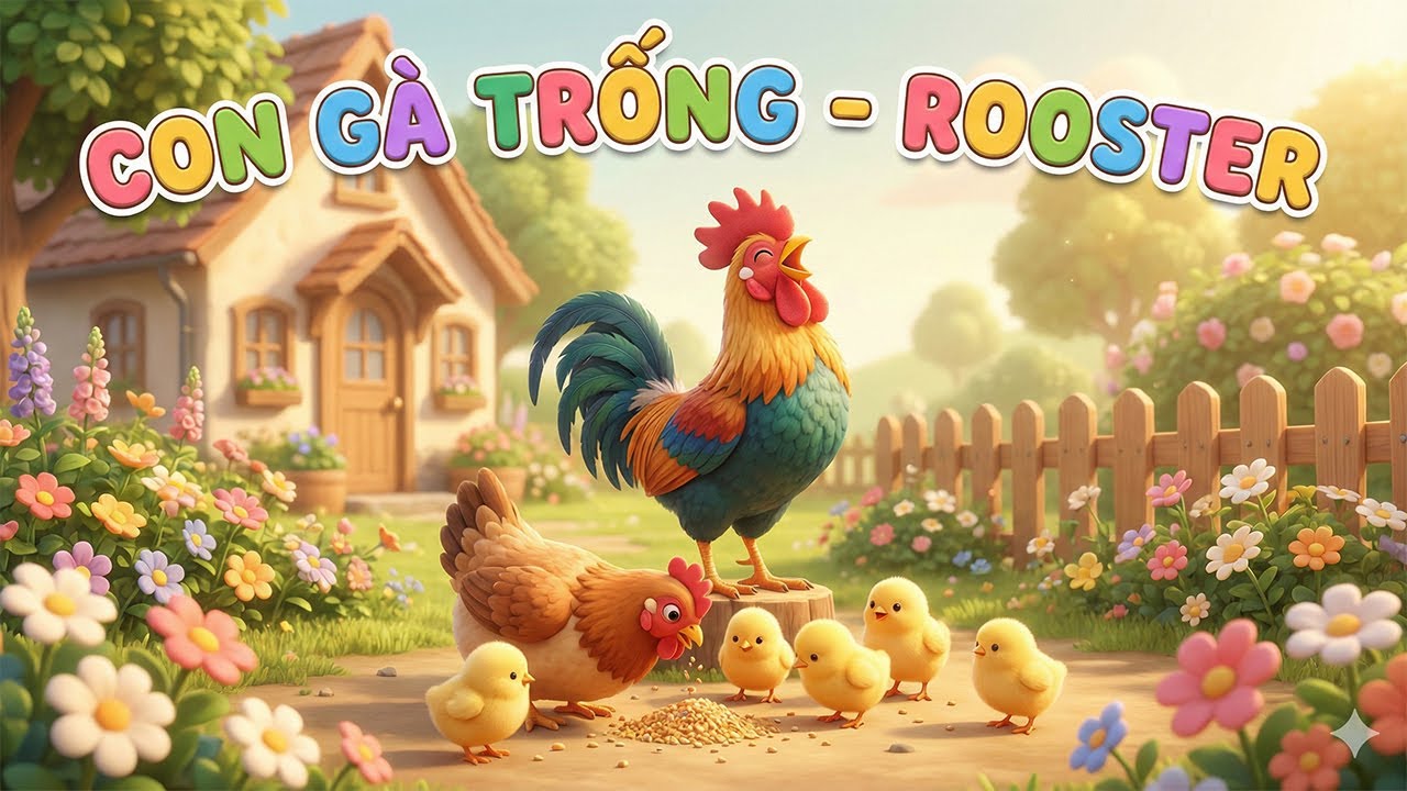 Bài hát : Animals behind the house / Đàn vật nuôi sau vườn nhà