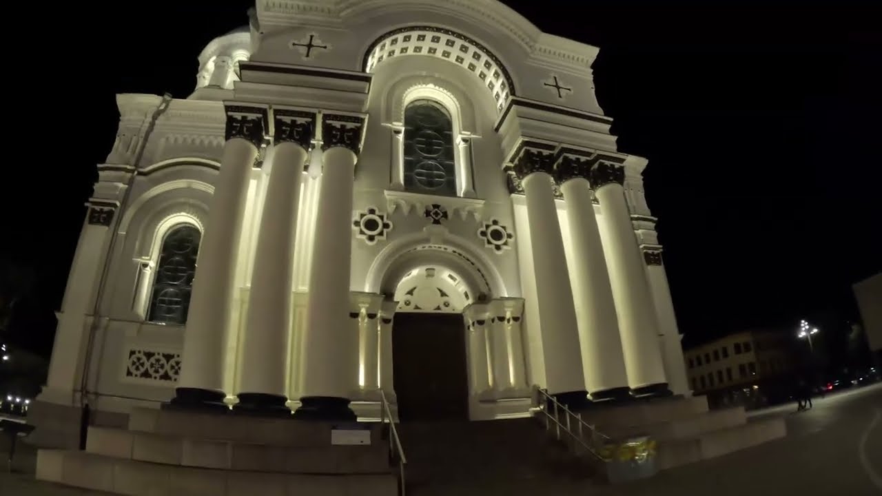 Рождество в Литве часть 4 (Каунас город студента)