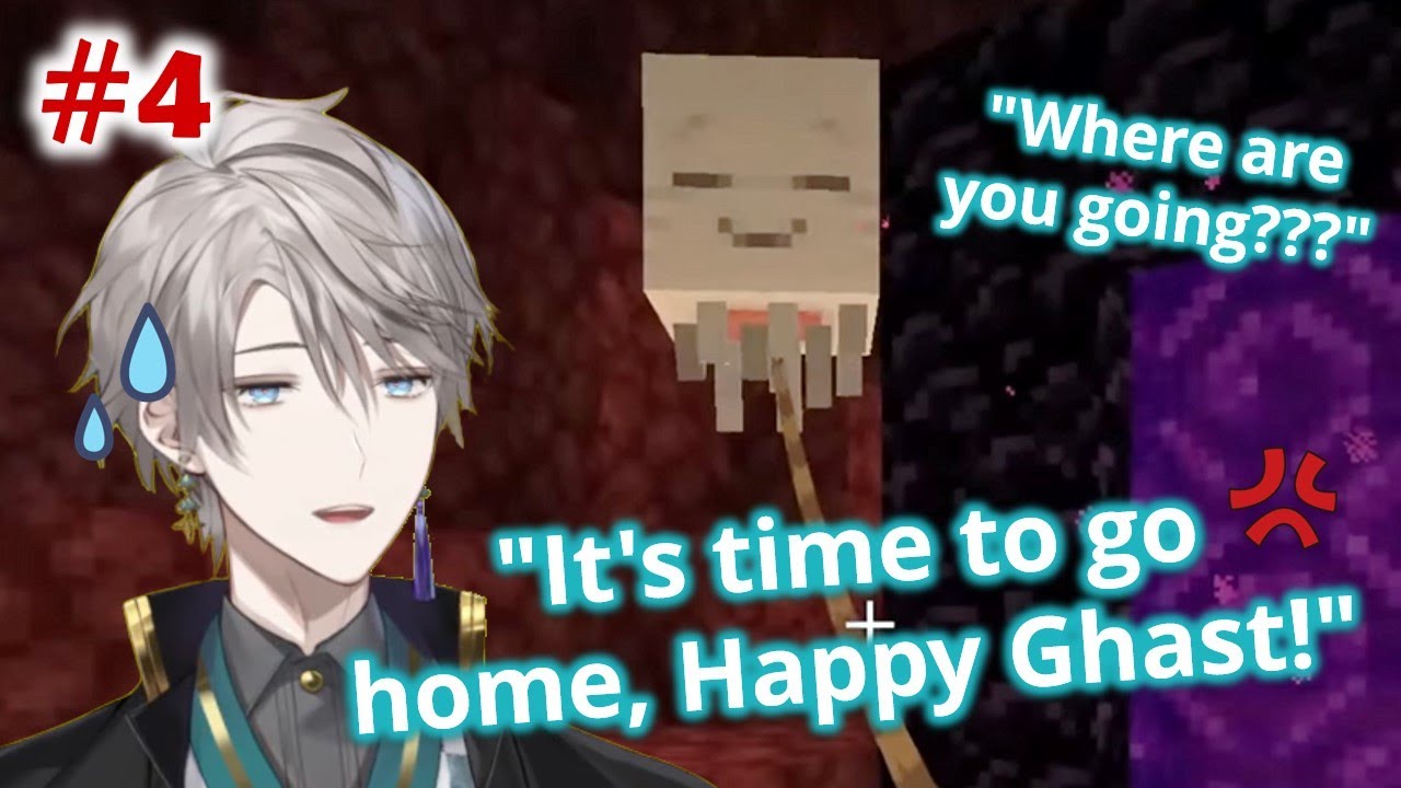 【ENG SUB】Happy Ghast Takes Kaida For A Ride, Literally: Solo Minecraft #4【Kaida Haru / NIJISANJI】