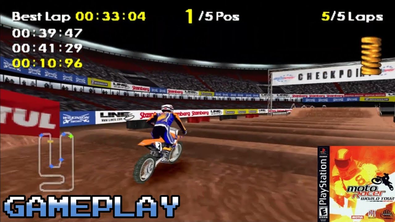 MOTO RACER WORLD TOUR (PS1) | GAMEPLAY
