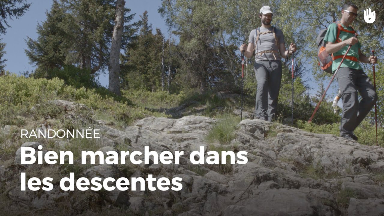 Comment mieux marcher en descente | Randonn&eacute;e