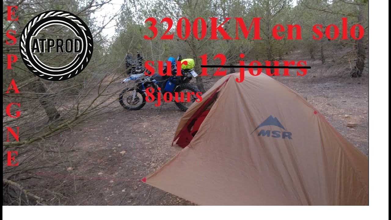 AJP PR7     TET 21 /22/23/24 ESPAGNE 3200km en solo sur 8jours en AJP PR7