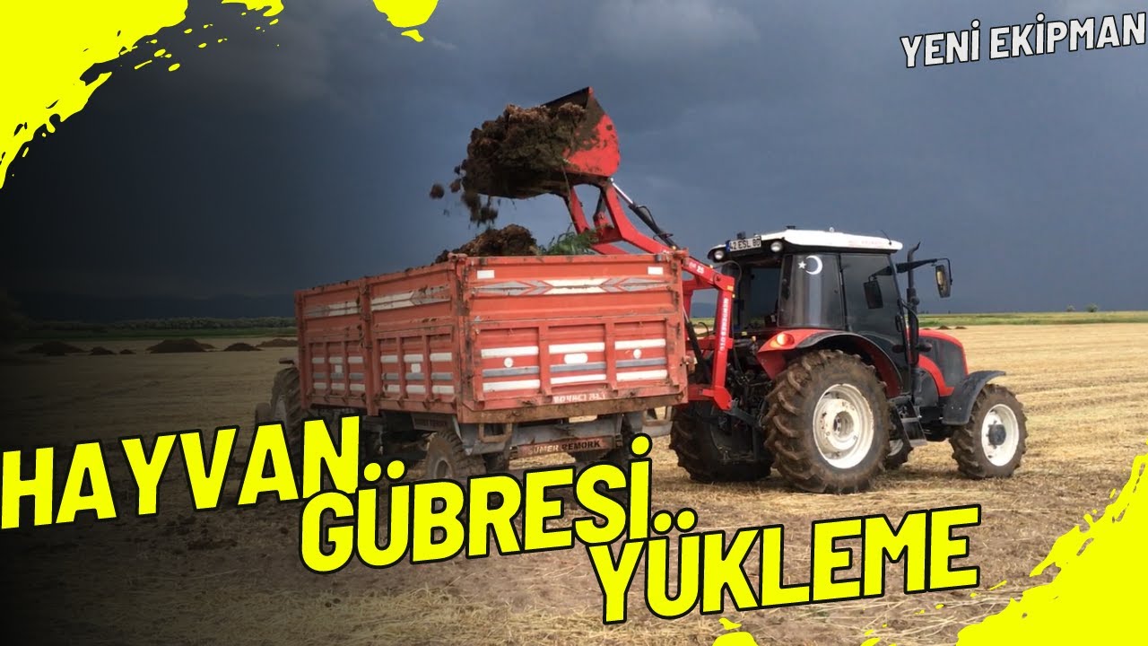 Asistan Kepçeyle Hayvan Gübresi Yükleme / Yeni Ekipman
