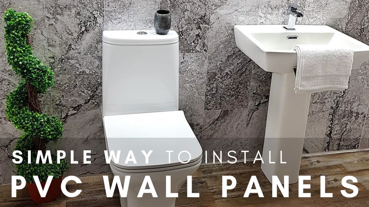 SIMPLE WAY To Install PVC Wall Panels