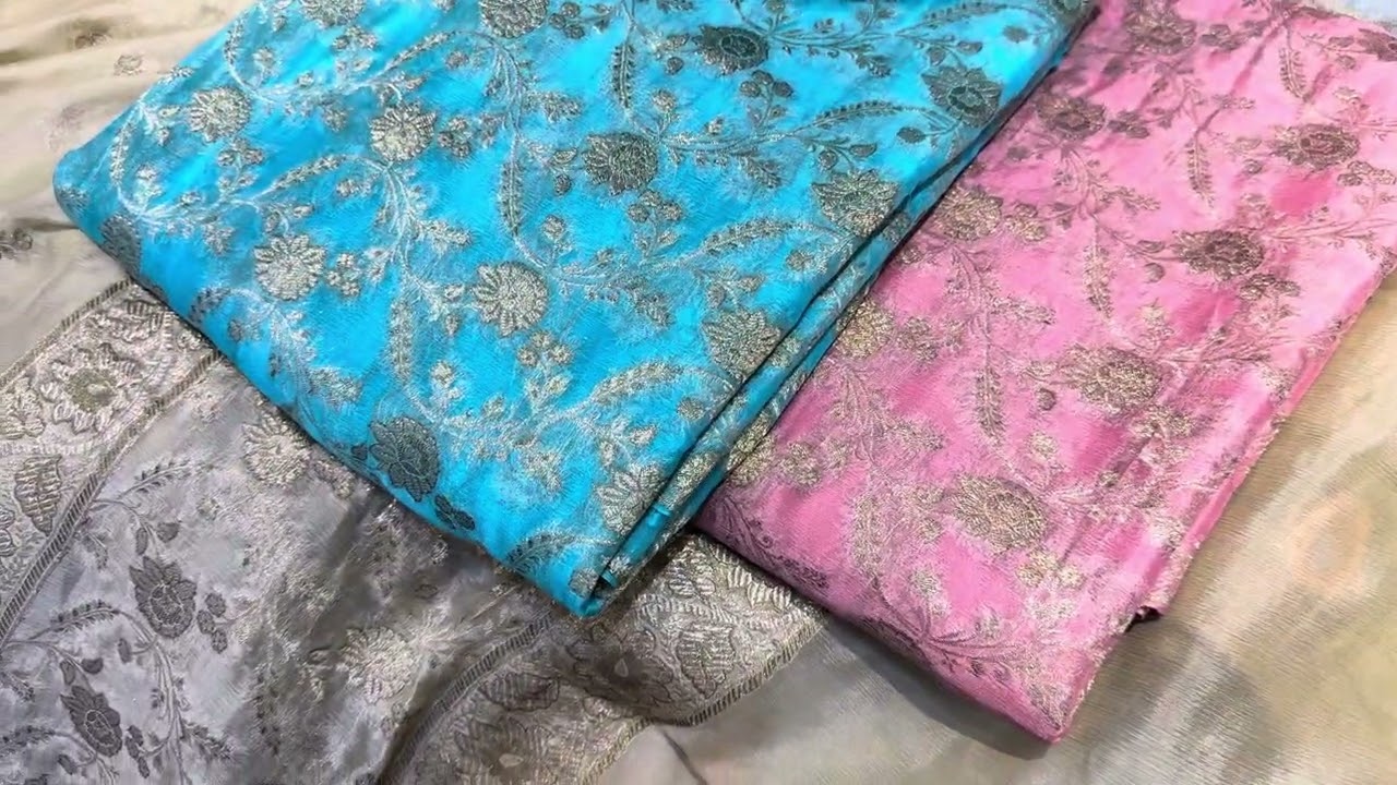 Latest collection 😍Banarsi suites pure chiffon