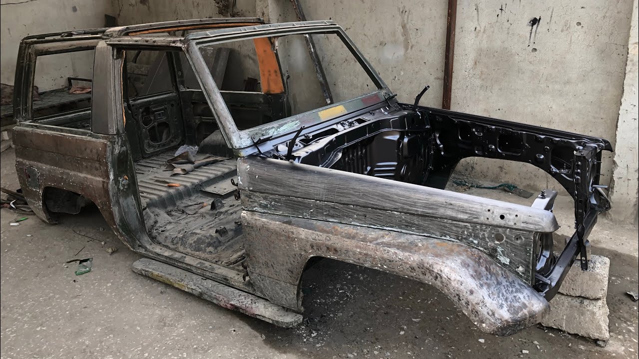 Army Auction RKR 1987 (FJ 70 Land Cruiser) Restoration - Episode 1