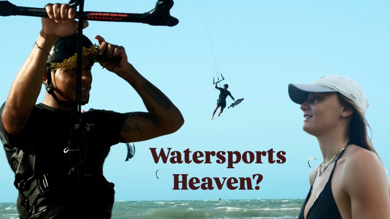 Is THIS Kitesurfing Heaven? Brazil with pro Kiters @Josuesanf @MikailiSol