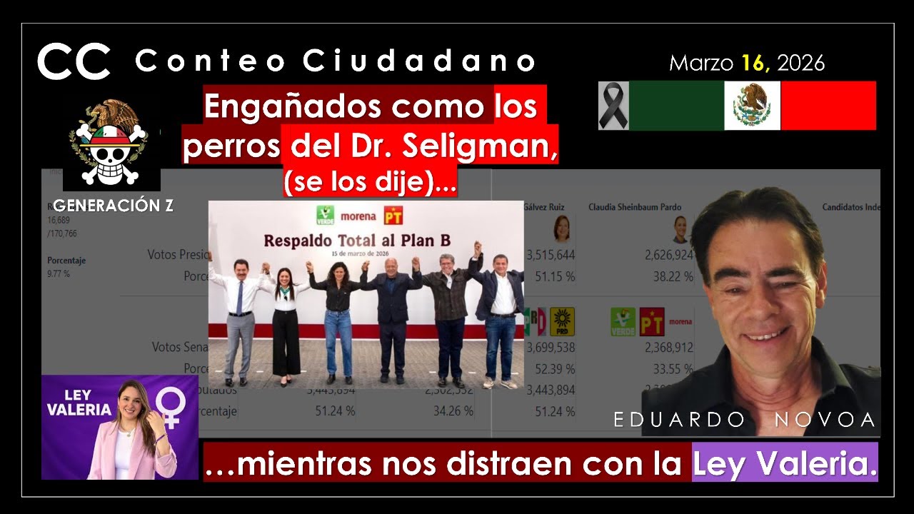 Todos con el plan B. Nos tratan como perros mientras lanzan la Ley Valeria.