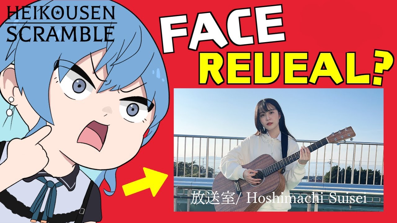 Did Suisei accidentally reveal her face in the 