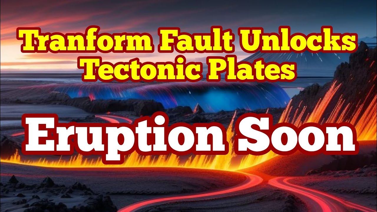 Svartsengi Transform Fault Unlocked Tectonic Plates, Iceland Volcano Eruption
