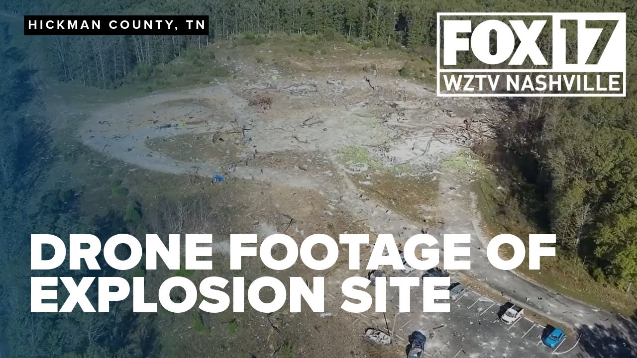 Aerial view shows deadly Tennessee explosion site