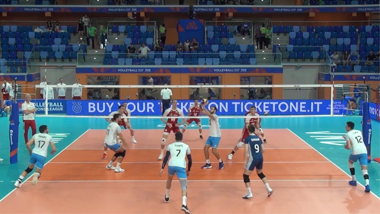 Luciano De Cecco Magic in Argentina vs Poland Volleyball