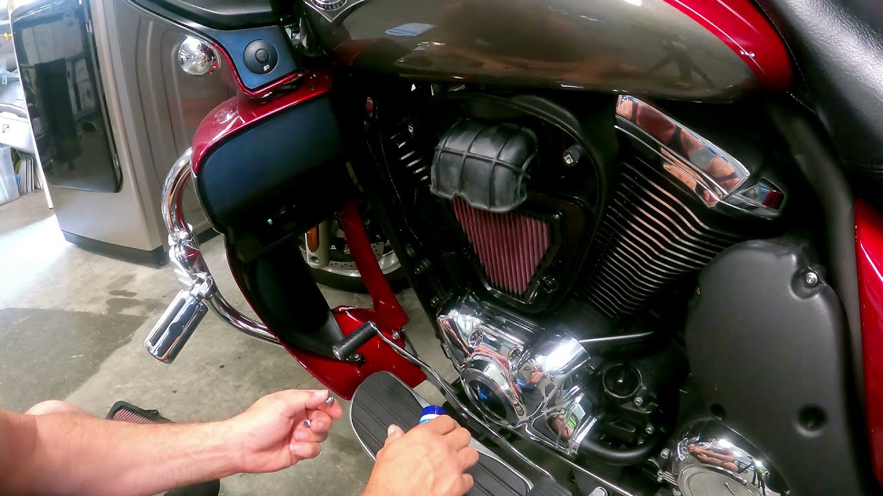 KA1709 K&N Air Filter Installation VN1700 Vaquero Nomad Voyager Vulcan Classic