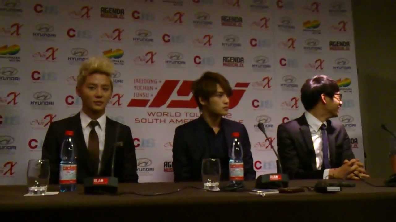 JYJ en Chile Conferencia de prensa