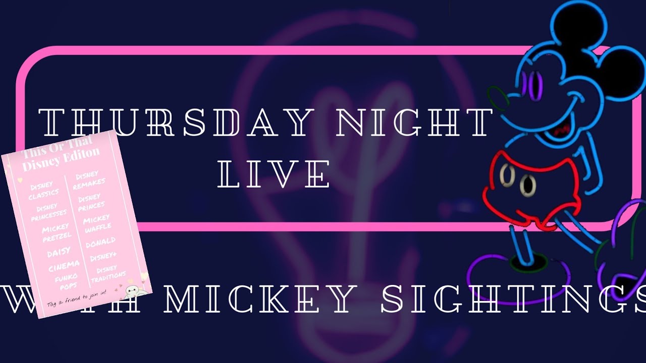 Thursday Night Live...