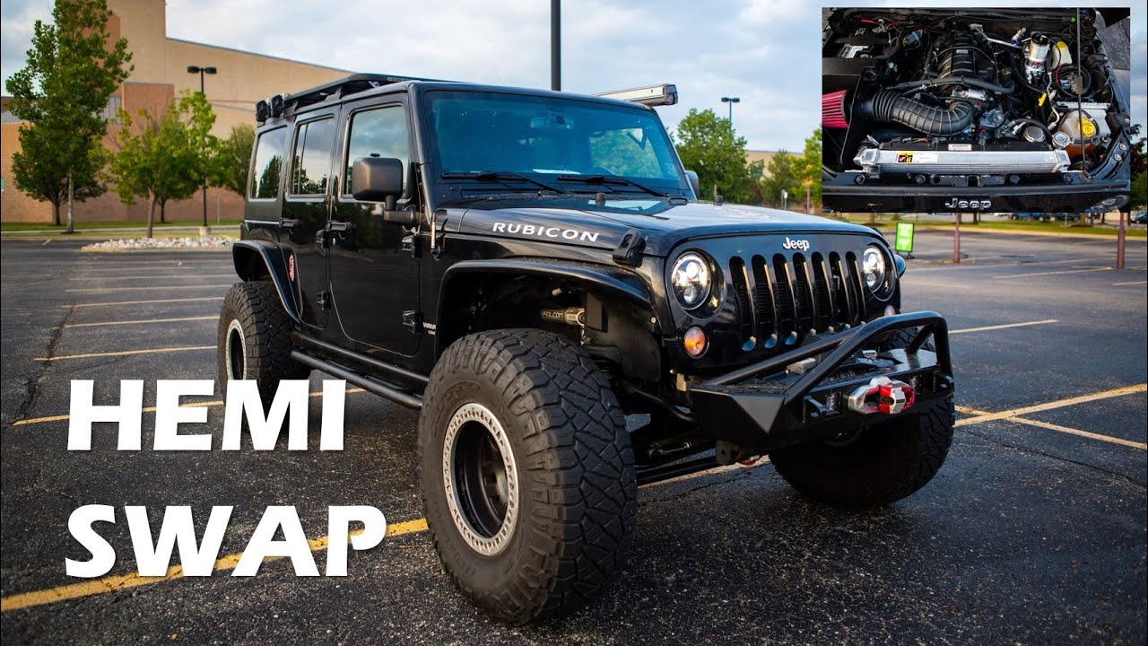 Jeep Wrangler V8 HEMI Swap Time Lapse