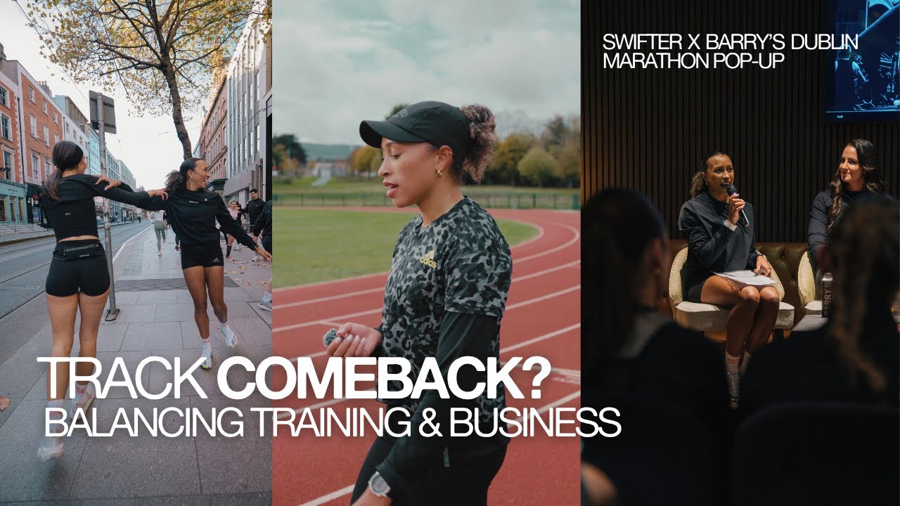 Track comeback plans & hosting Swifter x Barry's Dublin Marathon Pop-Up