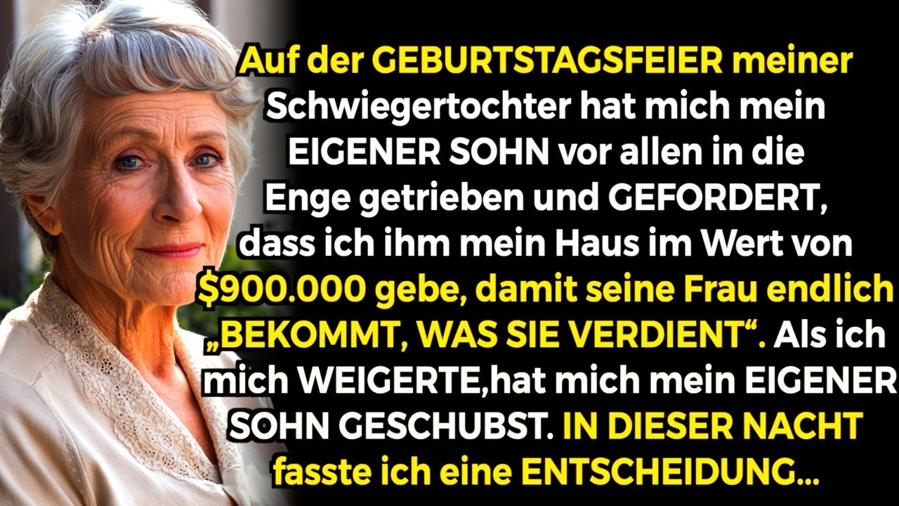 Mein Sohn wollte mein $900.000-Haus für seine Frau – sie „verdiene mehr“. Als ich nein sagte…