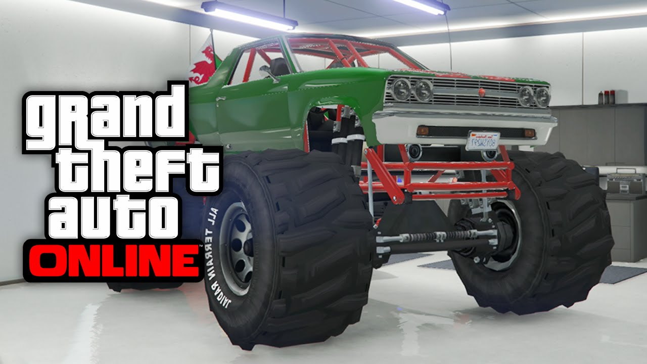 GTA 5 Online - How To Store The MARSHALL MONSTER TRUCK In Your Garage Online! (GTA 5 Glitches)