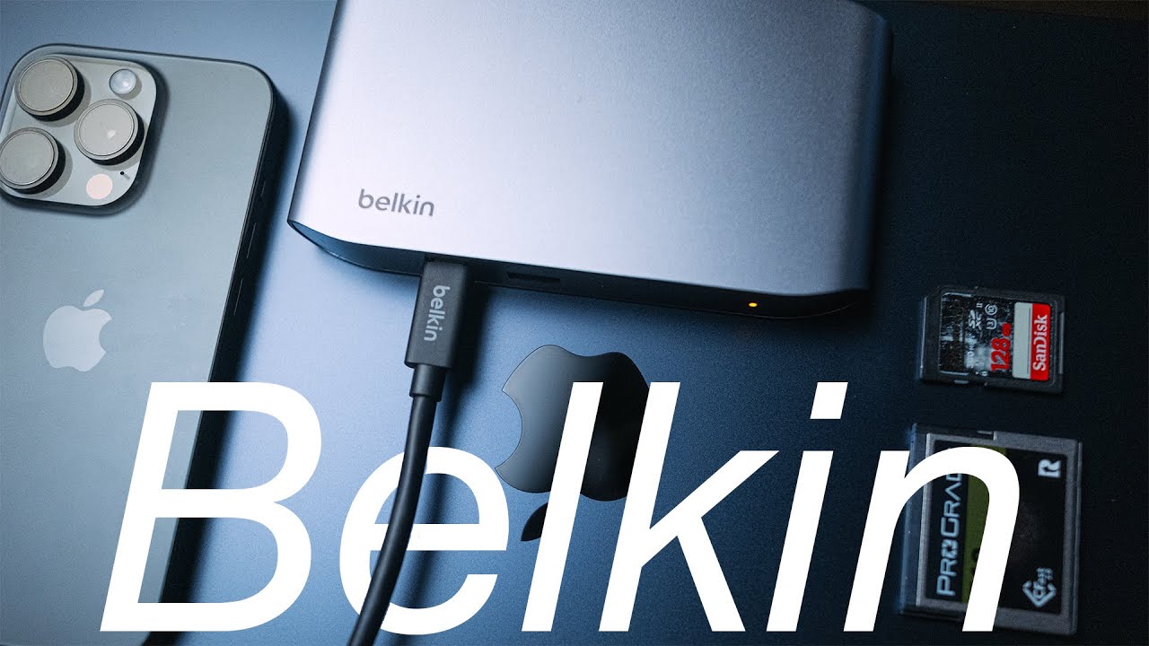M3 MacBook Air に最適ガジェット。Belkin Thunderbolt 4 5-in-1 USB-C ドッキング ステーション！