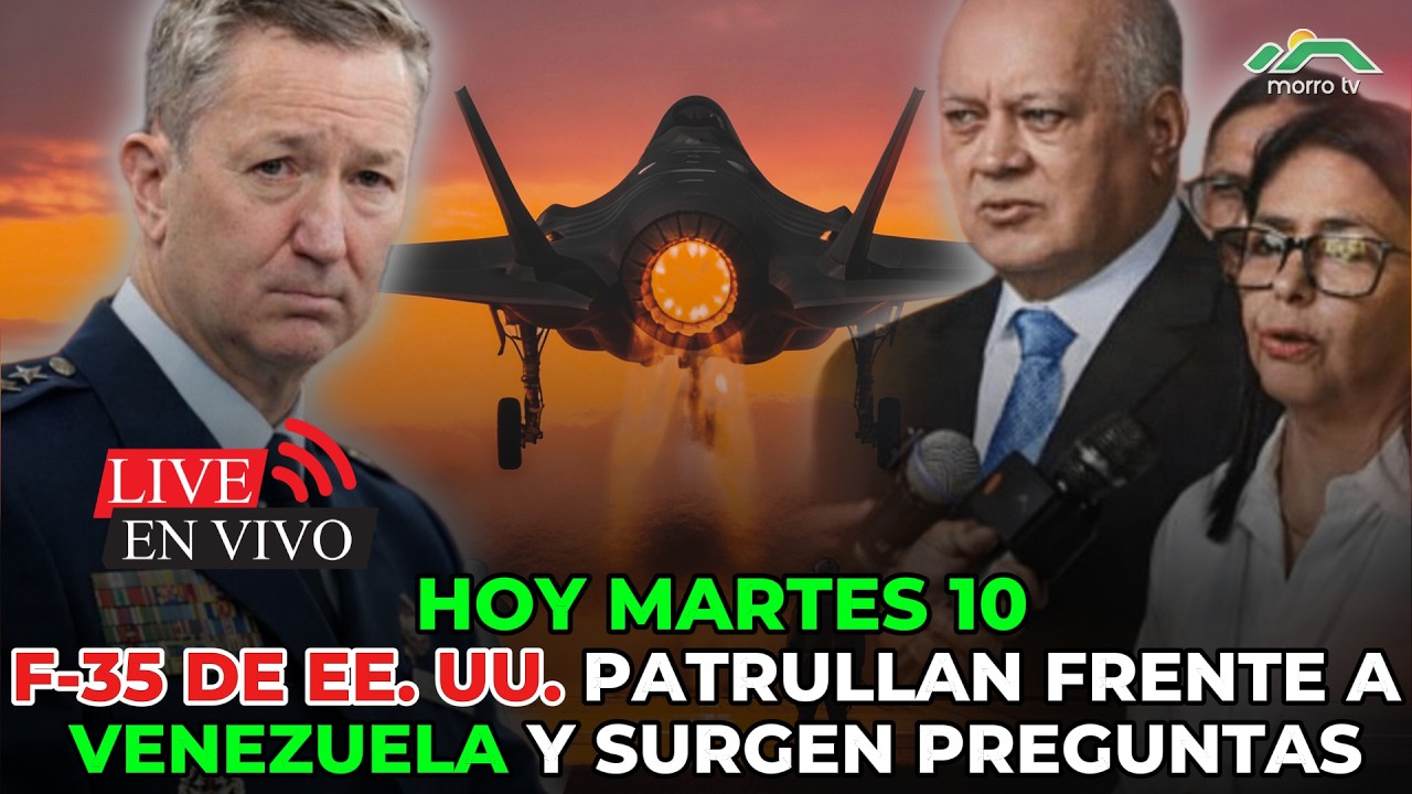 🔴 ÚLTIMO MOMENTO: F-35 DE EE. UU. PATRULLAN FRENTE A VENEZUELA Y SURGEN PREGUNTAS