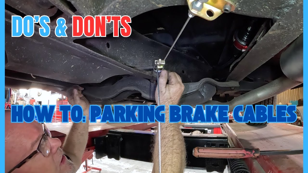 Installing Universal Parking Brake Cables. C10 Project 105 60-66, 62