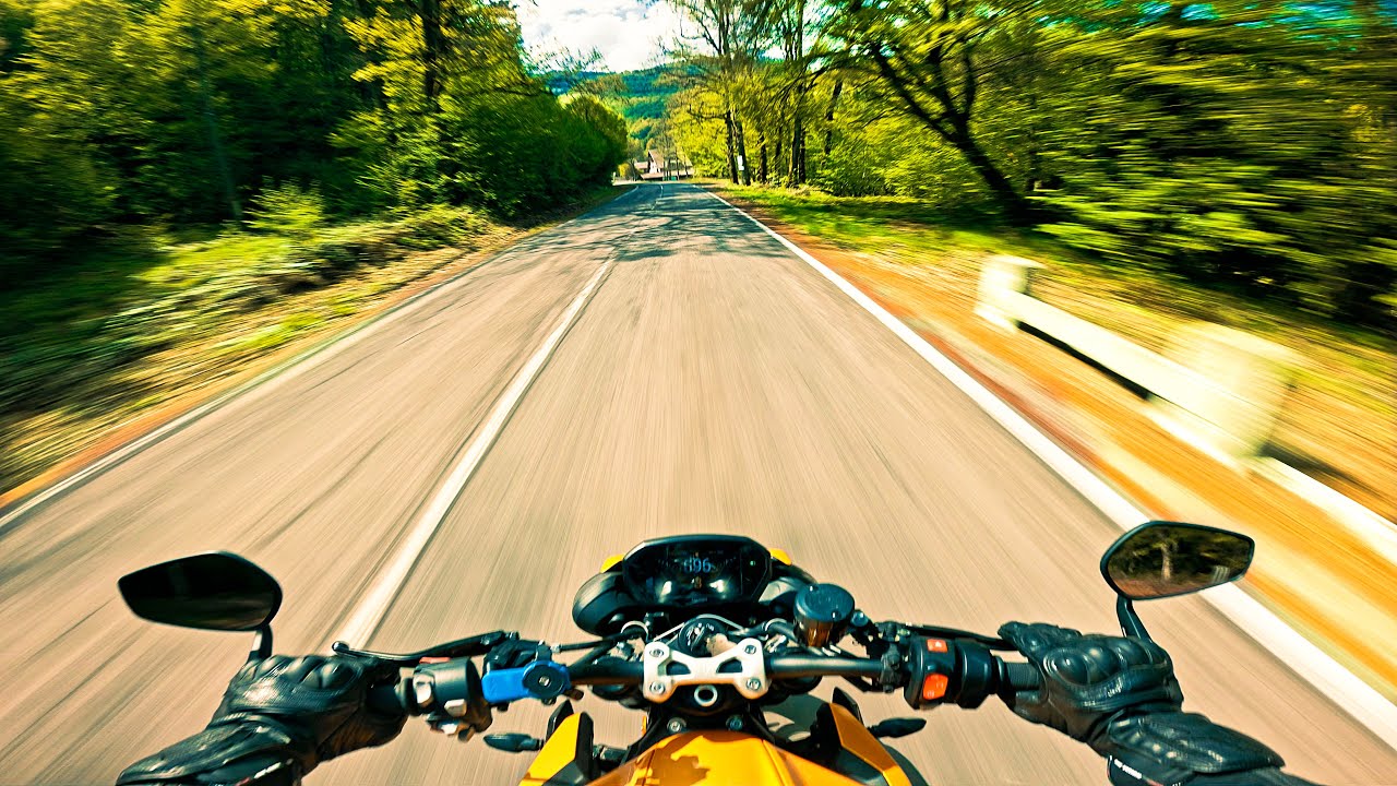 Street Triple in the mountains | POV Ride | RAW Sound [4K]