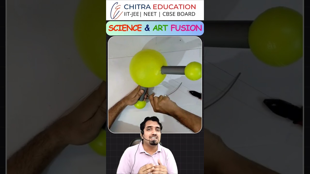 SCIENCE & ART FUSION Ep. 1: WONDERFUL Structure & Fun Facts of WATER MOLECULE 💧🎨 | DIY Science Model