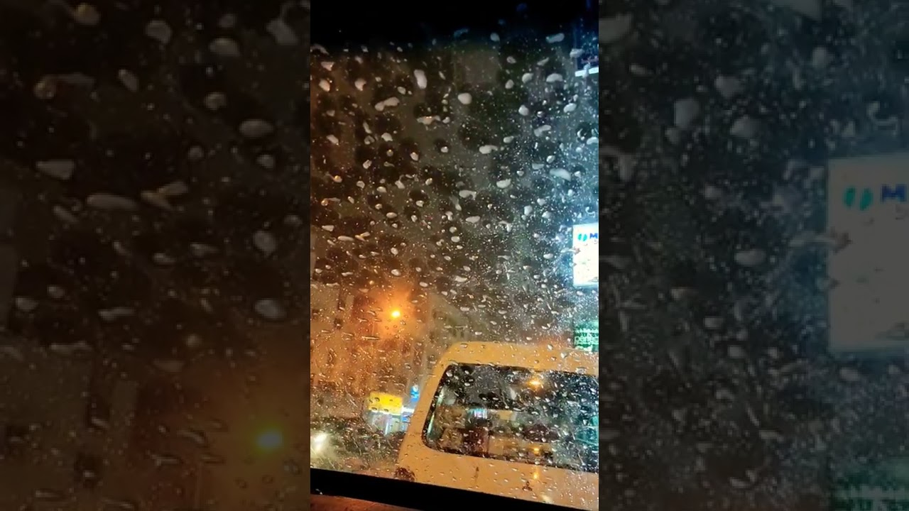 Start raining after extreme sandstorm in Bahrain now enjoy the rainy weather