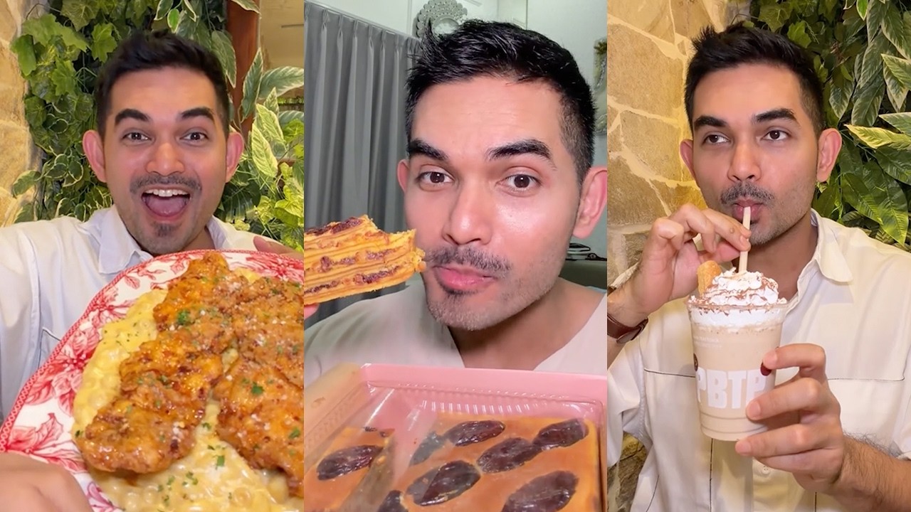 BUKA PUASA MAKAN PASTA?! SATU PORSI INI DAH BIKIN KENYANG!! – KOMPILASI MUKBANG AMRITSA RAJE