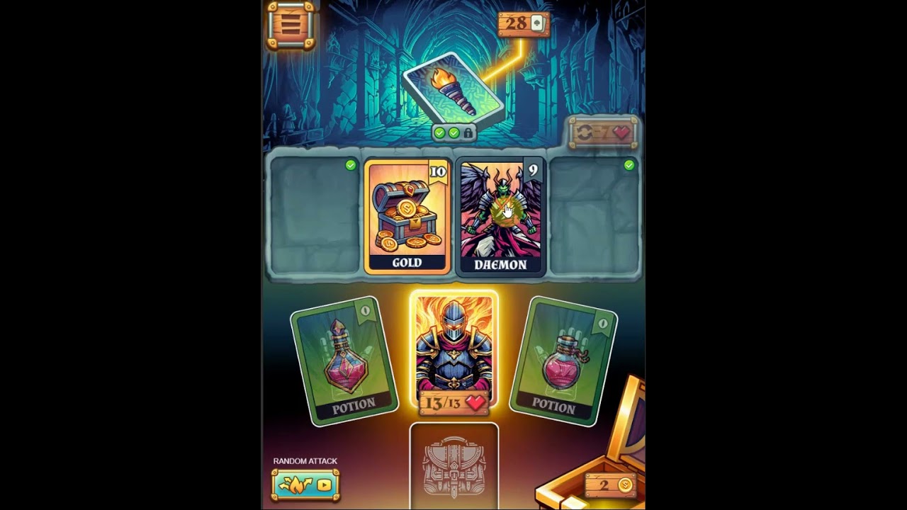 Flame and Fortune - Part 1 - #gameplayvideo #cardgame #dungeoncrawler #freeonlinegame #boardgames