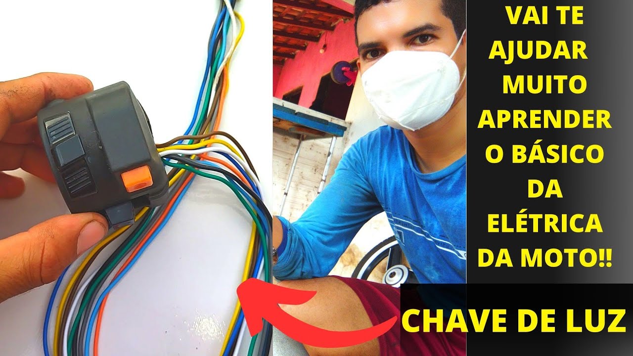 Cores e função de cada fio das chave de luz das motos mais antigas da Titan 99 a Titan 2004