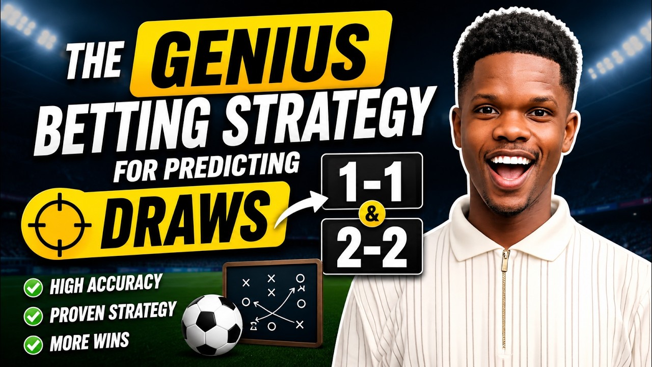 The Genius Betting Strategy for Predicting Draws and 1-1 & 2-2 Correct Score