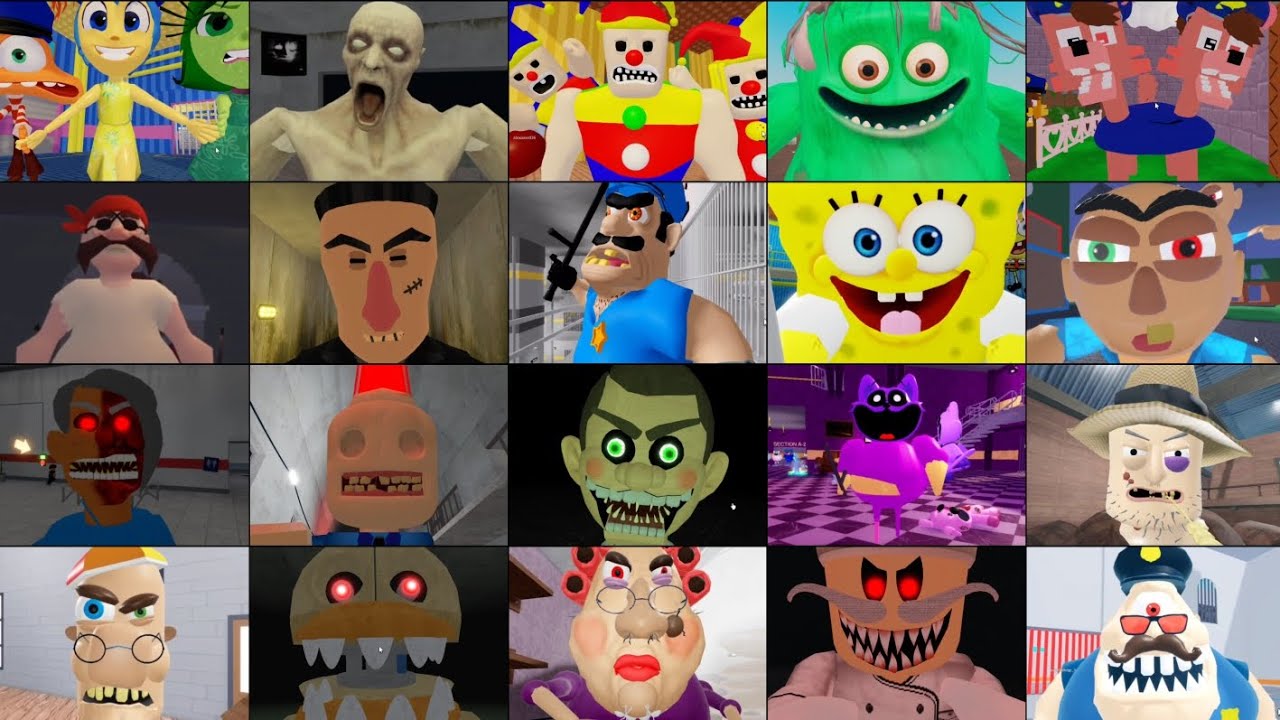 MR FUNNY TOYSHOP,TIM FARM,PIZZA,BRUNO FAMILY,PSYCHO'S, TOBY'S HOSPITAL,STINKY'S ROBLOX JUMPSCARE'S 