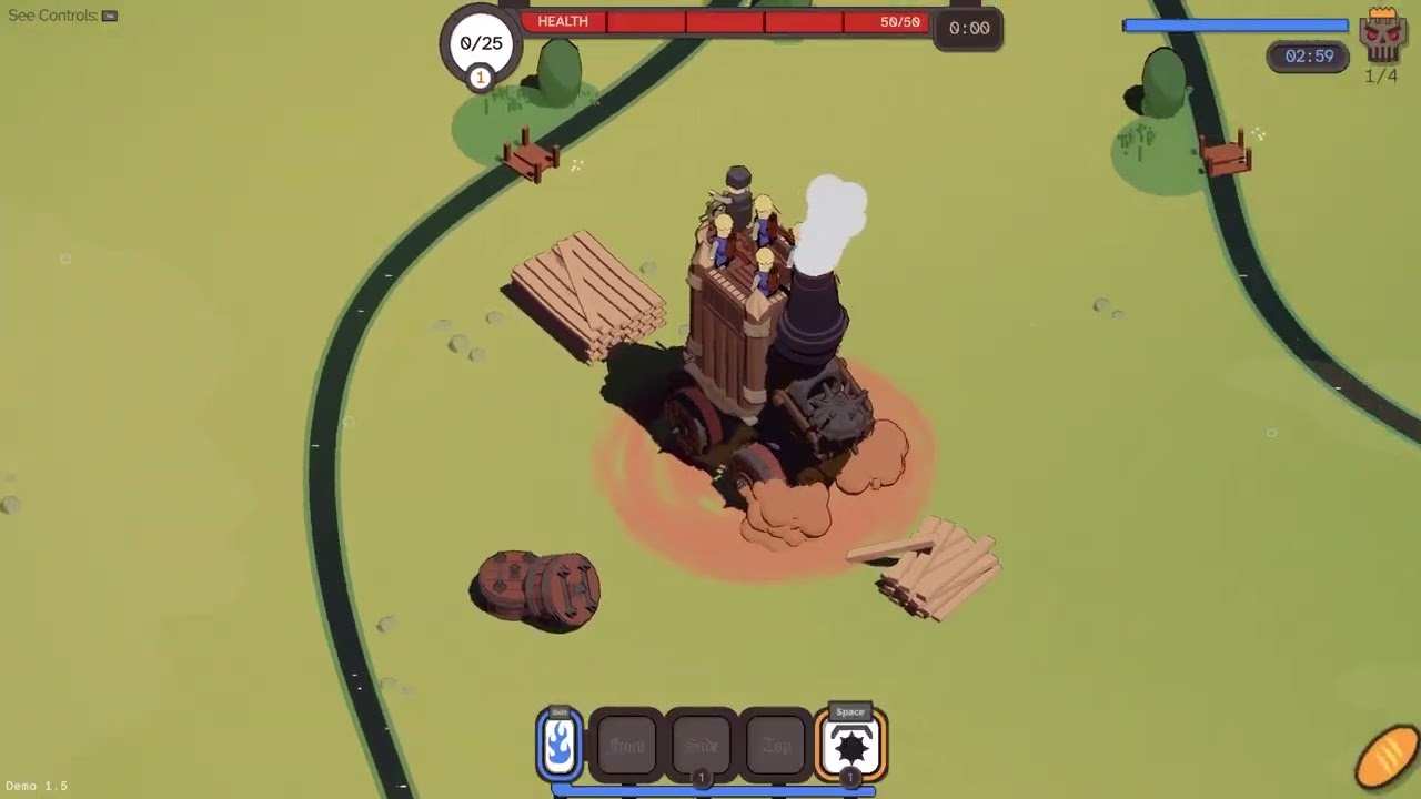Wanderburg Demo Gameplay PC - Fun Roguelike
