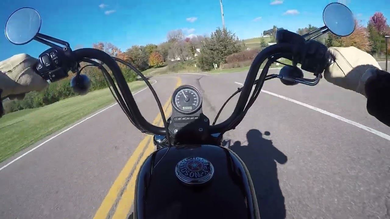 Fall 2025. Harley Davidson Nightster ride.