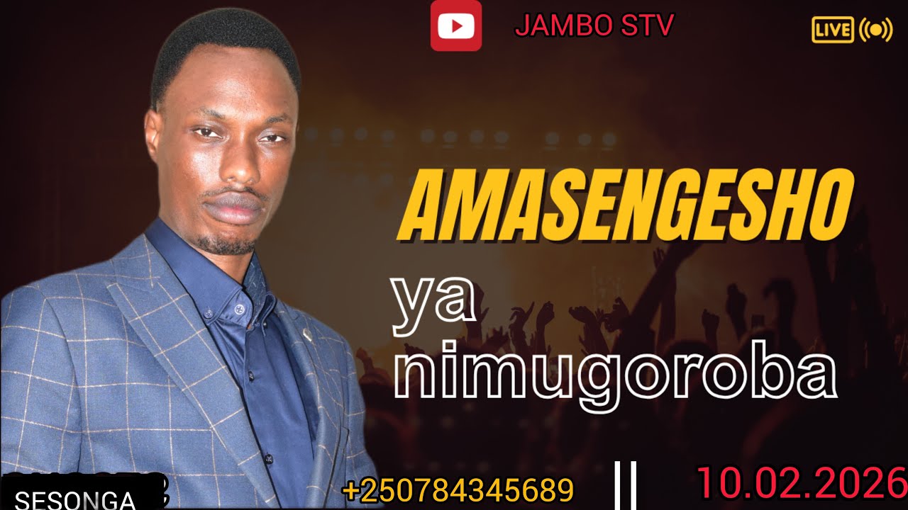 live : 10.02.2026 || AMASENGESHO YA NIMUGOROBA || Hamwe na SESONGA Dunia ||
