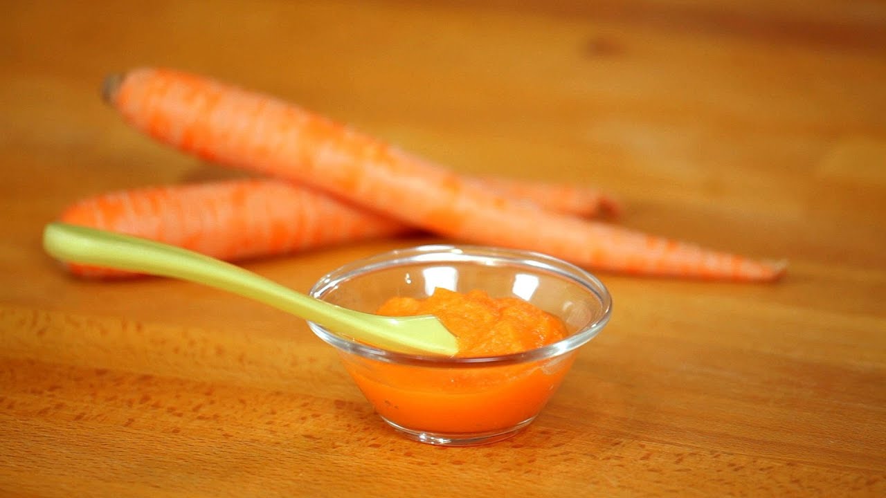 How to Make Carrot Puree for Babies | Baby Food
