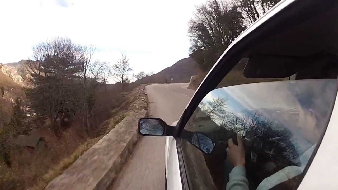 PEUGEOT 106 RALLYE GOPRO sospel - col de braus