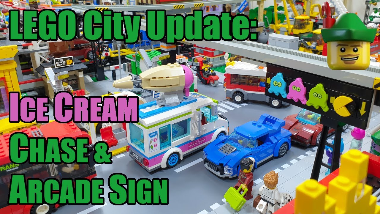 LEGO City - Ice Cream Chase & Arcade Sign 60314 🍦🚚🕹👾🏹