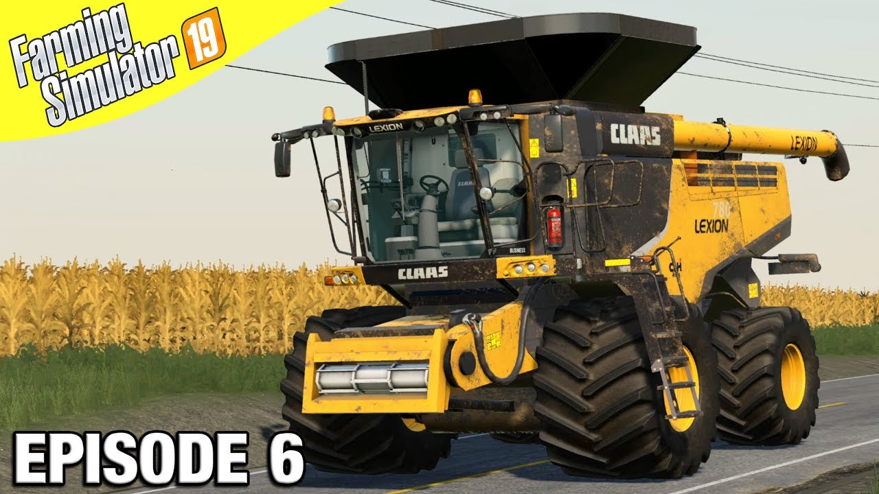 NEW COMBINE IS HERE Farming Simulator 19 - Lone Oak Farm with Daggerwin Ep 6