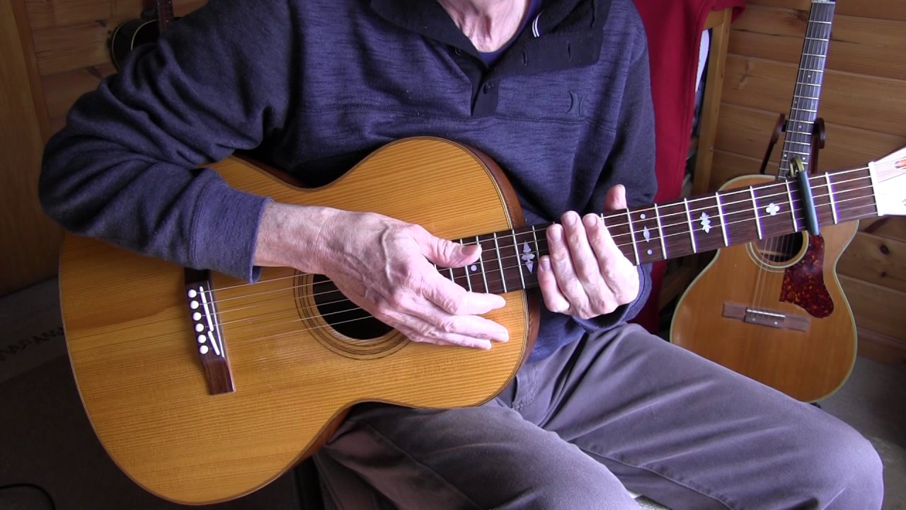 Shufflin' Tha Blues - EZ Fingerpicking Blues Lesson - TAB available