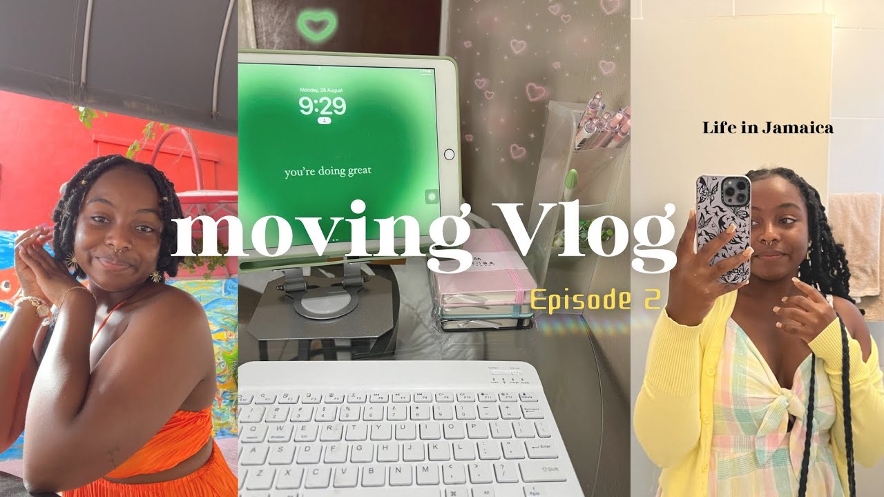 🔑Moving Vlog P.2- First APARTMENT in Jamaica 🇯🇲 living alone diaries 🐰🔖
